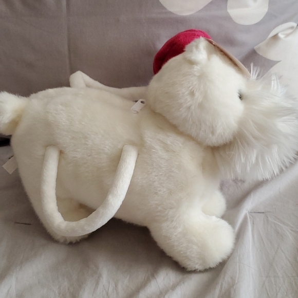 NWT plush yorkie purse - Picture 3 of 13